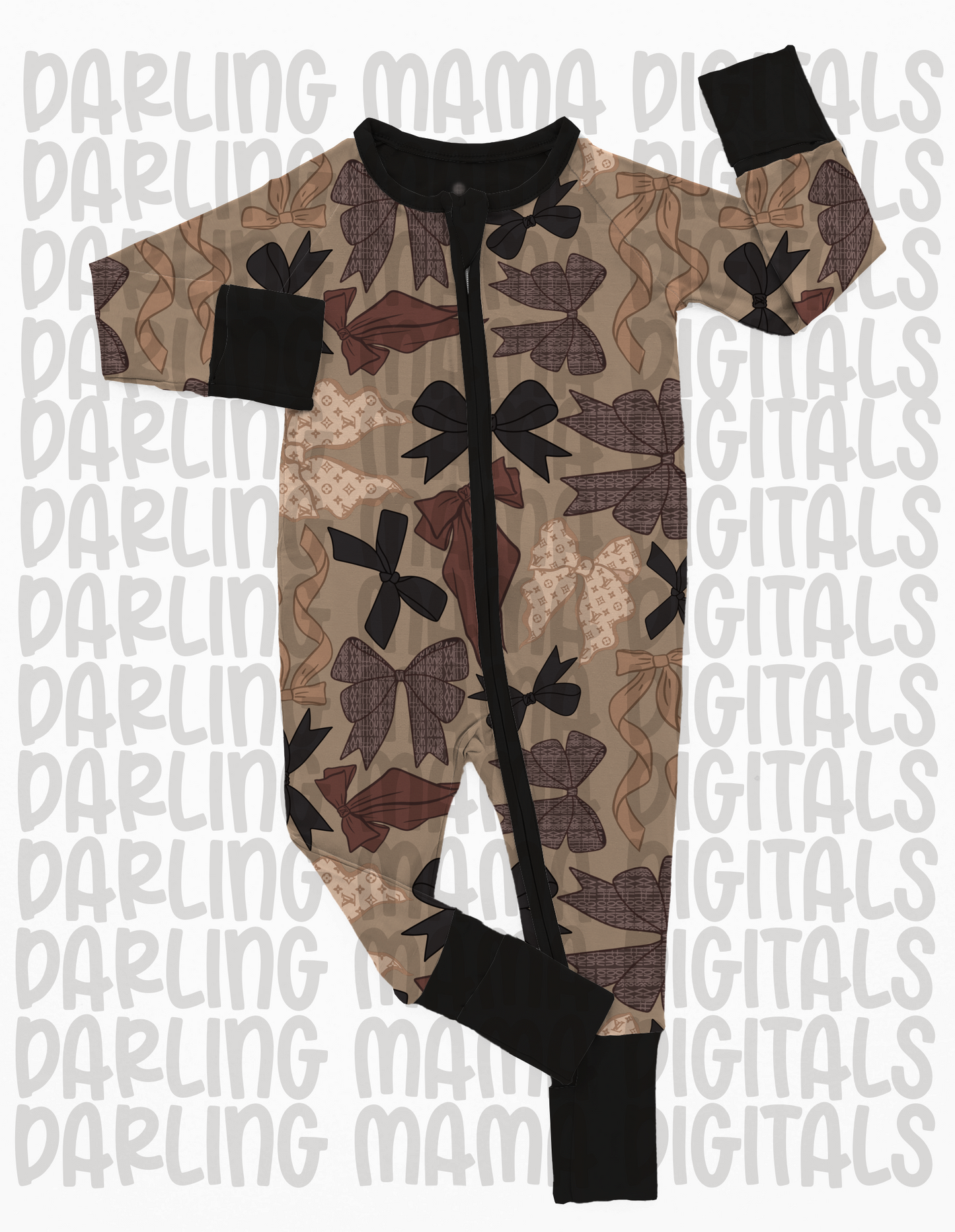 Boujee Neutral Bows Seamless File