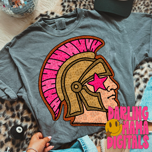 Preppy cheetah Trojan