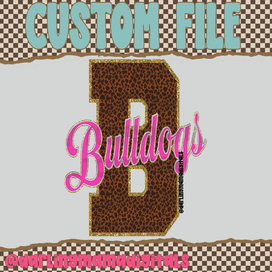 Custom cheetah initial team name