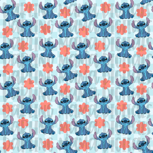Stitch Flower Seamless File