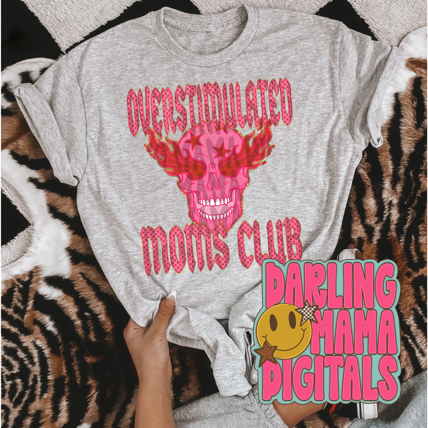 Pink overstimulated moms club