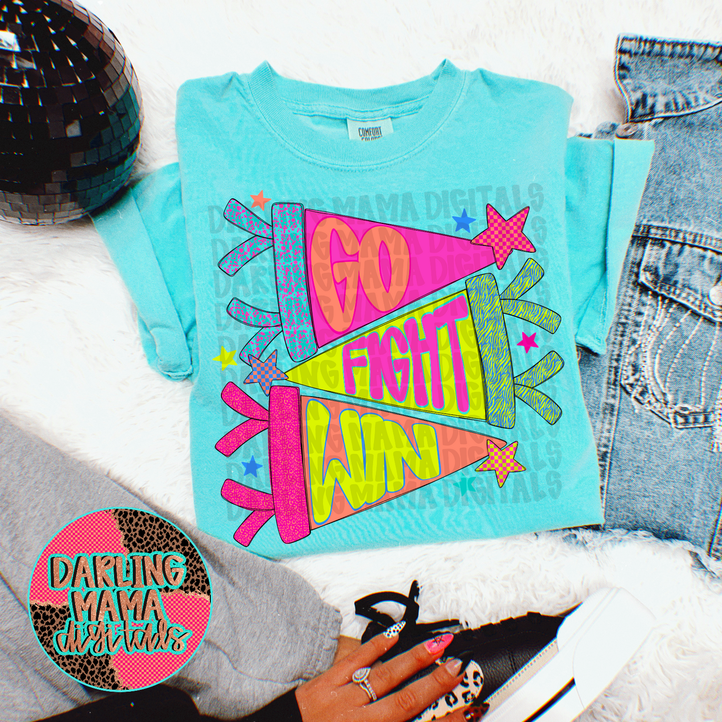 Preppy Flag Go Fight Win