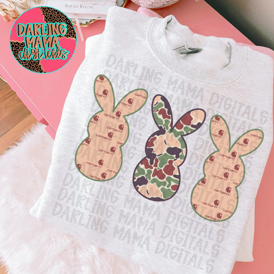 C*rhartt Camo Bunnies