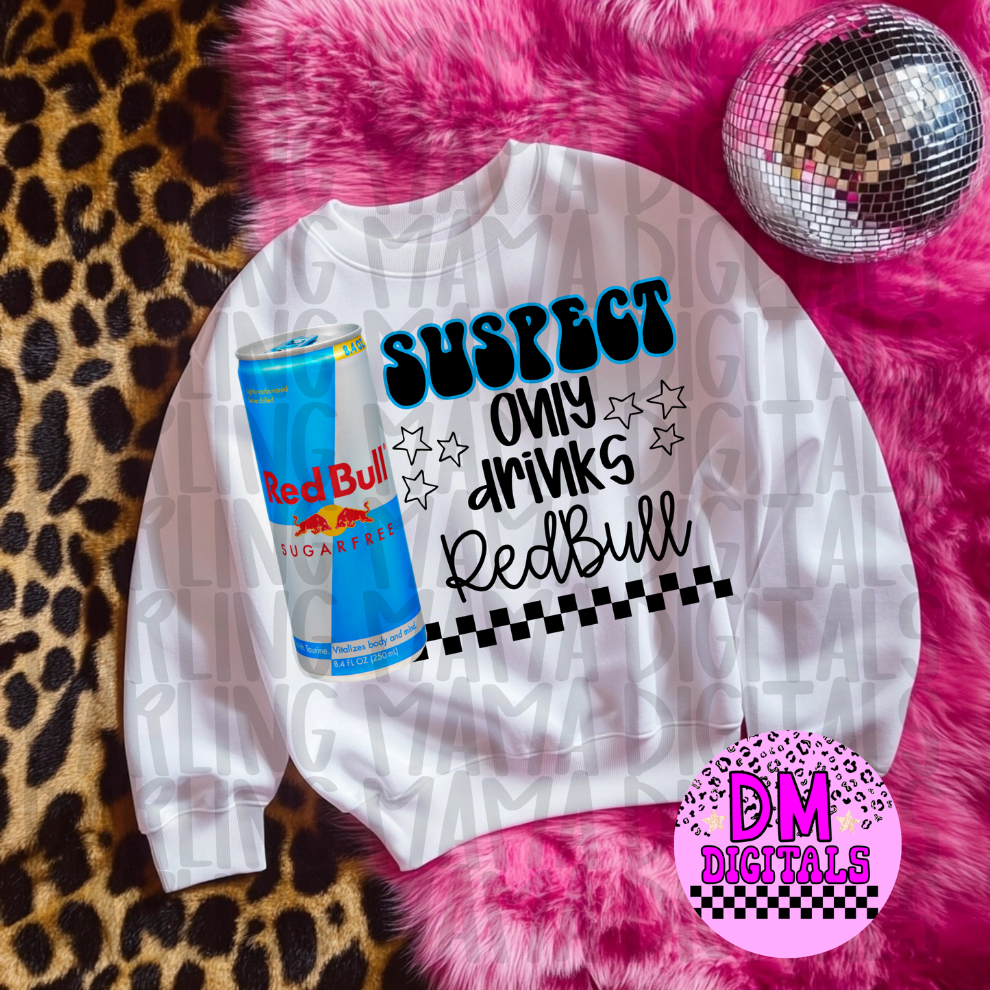 Suspect Sugar Free Redbull