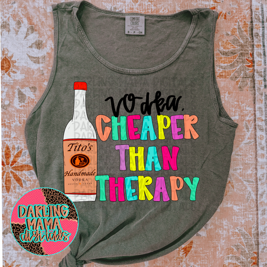 Vodka Cheaper than therapy