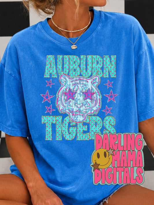 Polka dot AU tigers
