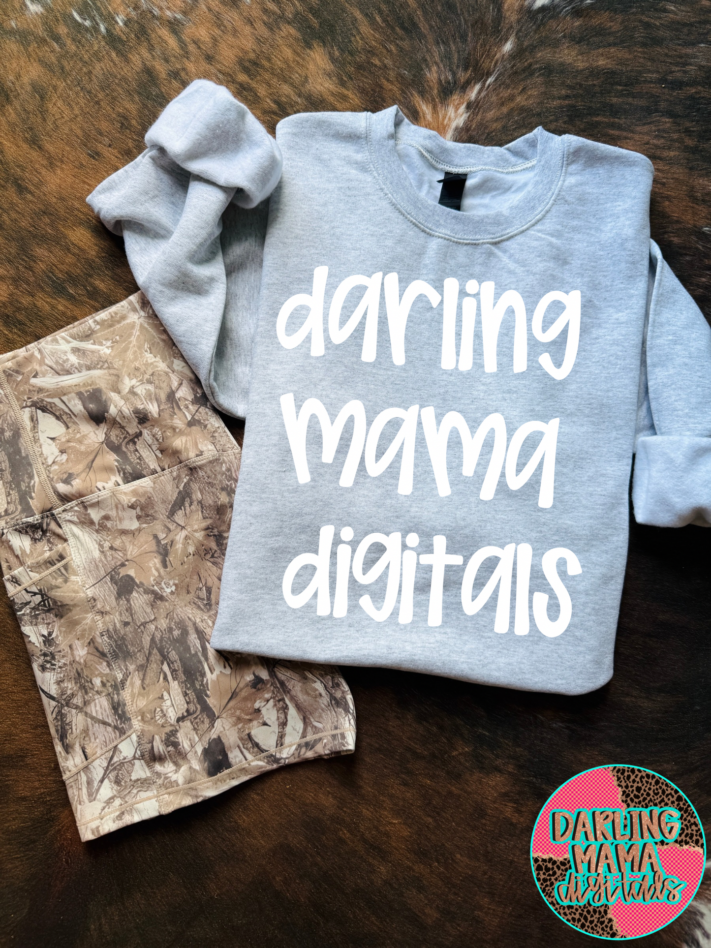 Ash Grey Sweatshirt camo shorts