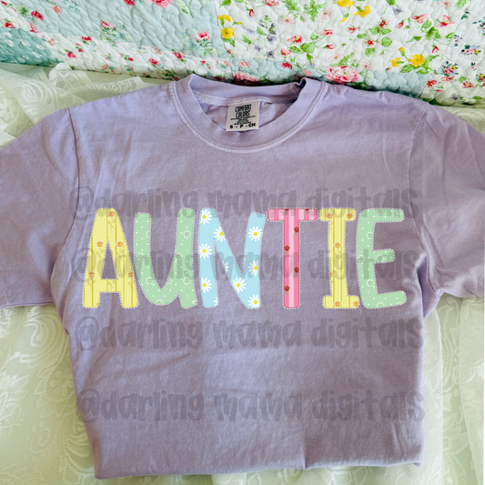 Summertime floral auntie