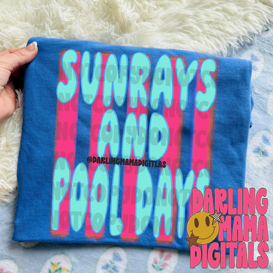 Sunrays and pool days