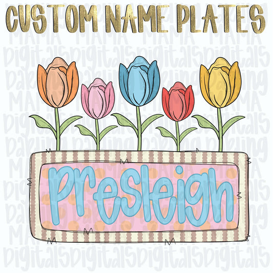 Custom tulips