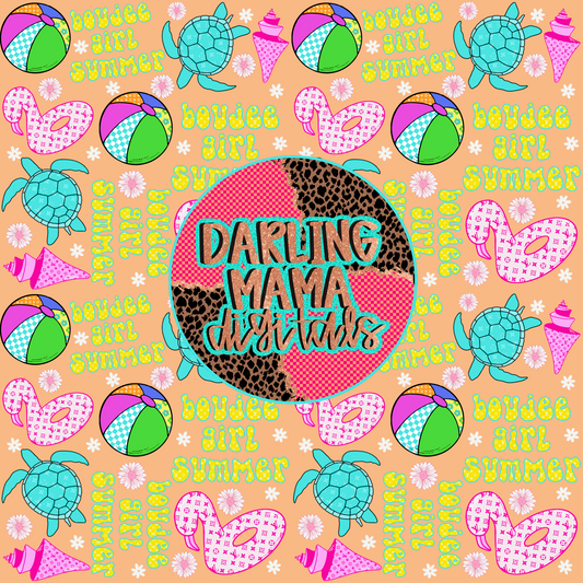 Boujee Girl Summer Seamless File