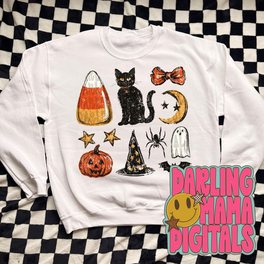 Halloween collage
