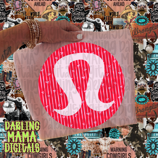 Red and pink bow L*l*