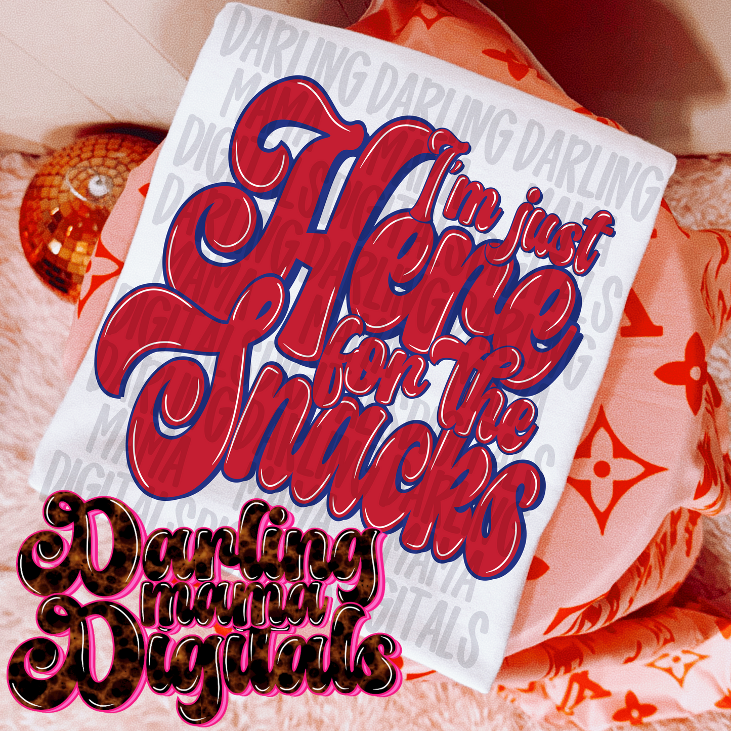 I’m just here for the snacks