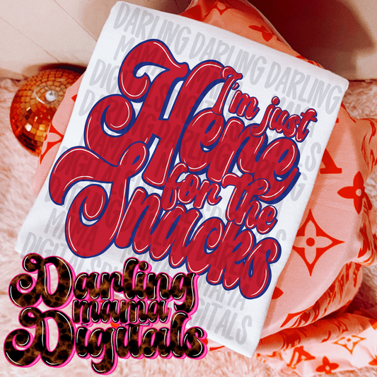 I’m just here for the snacks