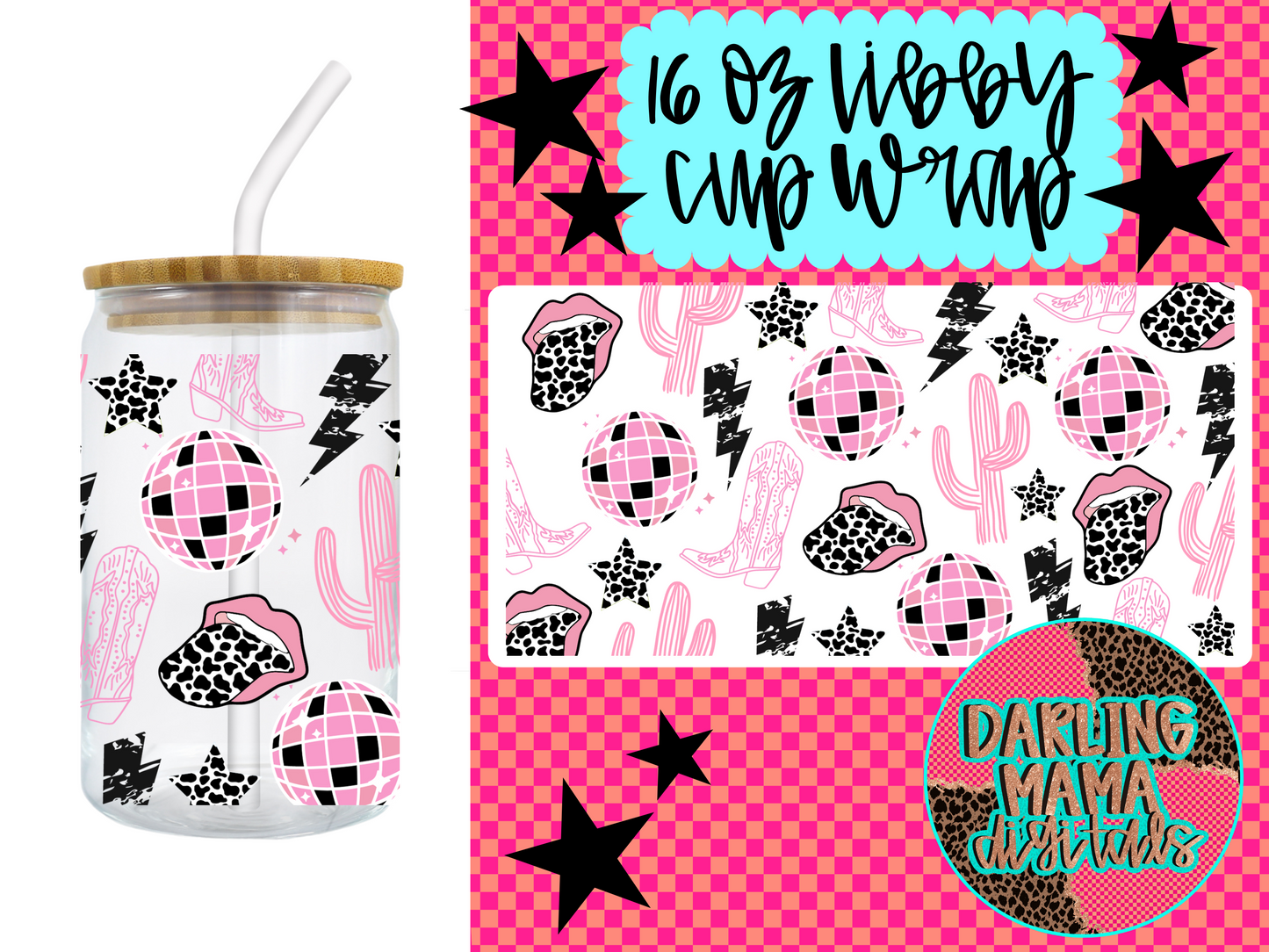 Punchy Disco Cup Wrap