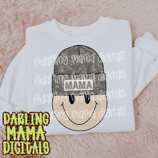 Camo smiley mama