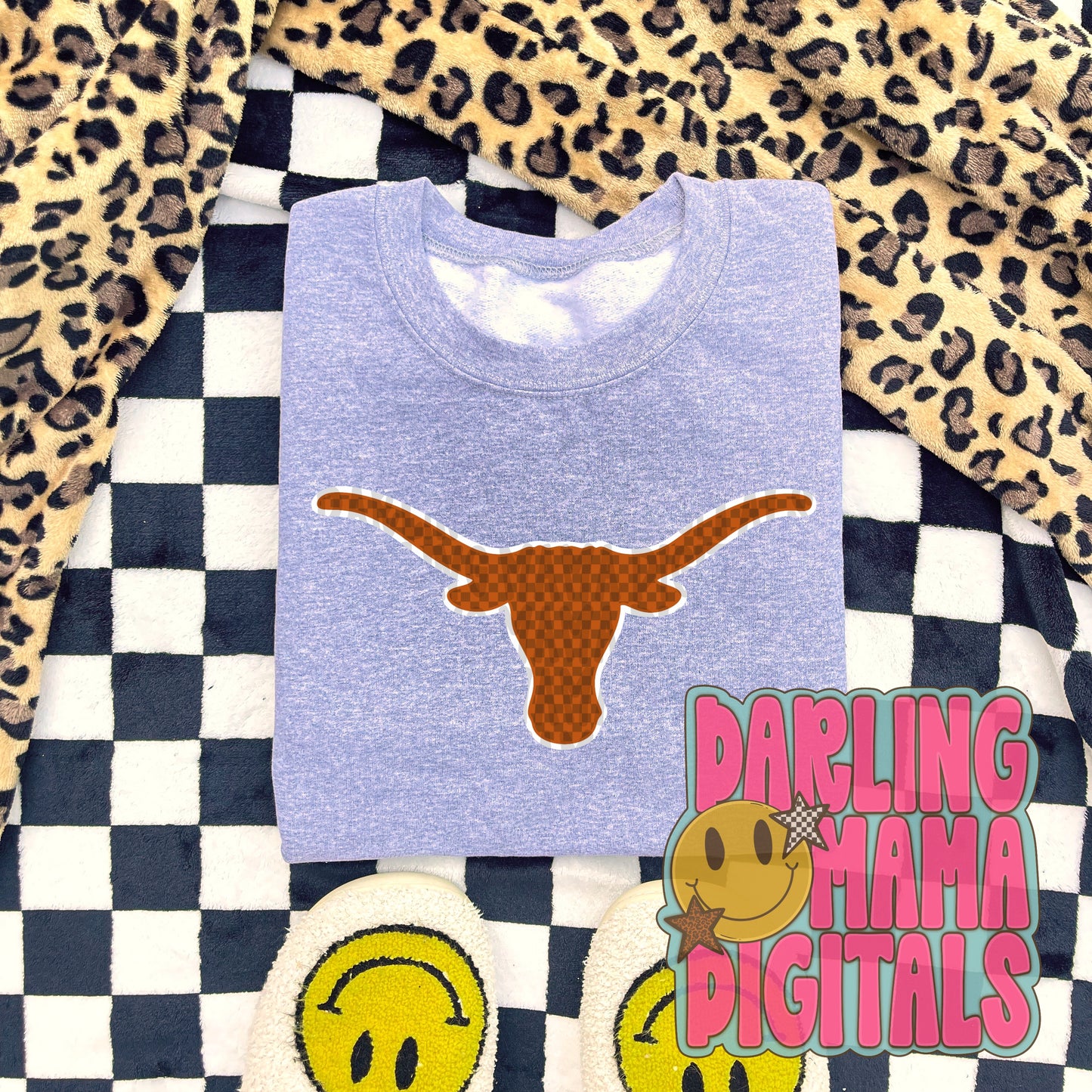 Vintage longhorn (includes 2 PNGs)