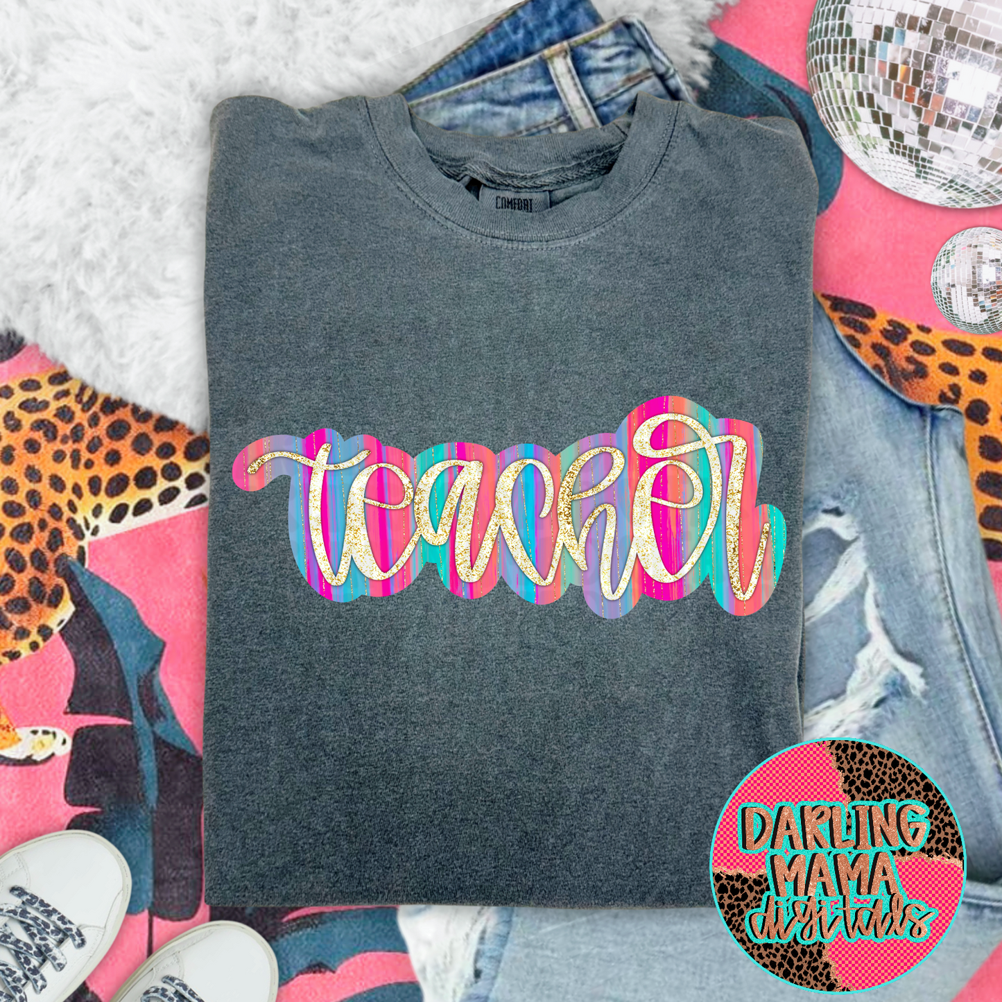 Rainbow Streak Teacher