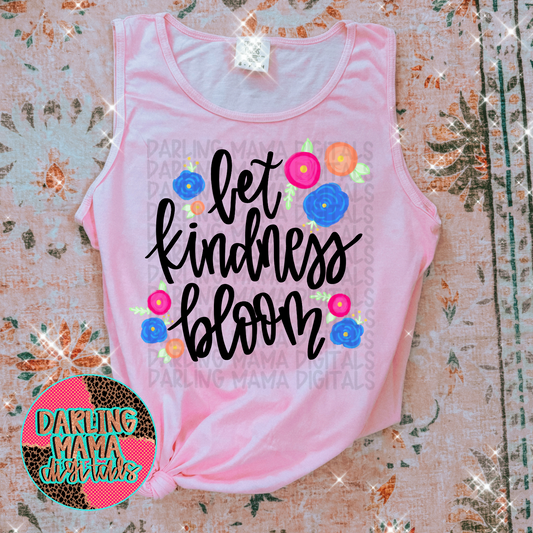 Hand Painted Let Kindness Bloom
