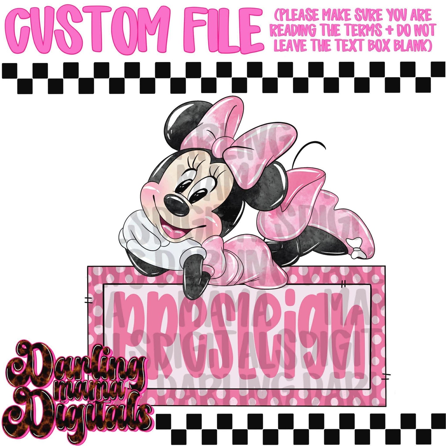 Custom girly mouse