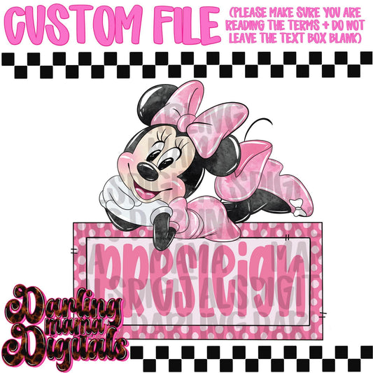 Custom girly mouse