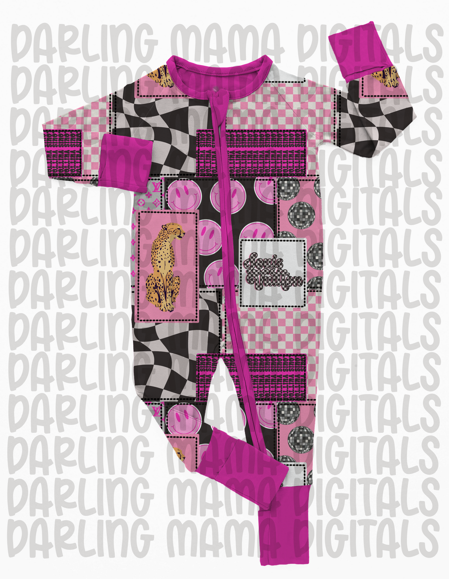 Preppy Boujee Patchwork Seamless File
