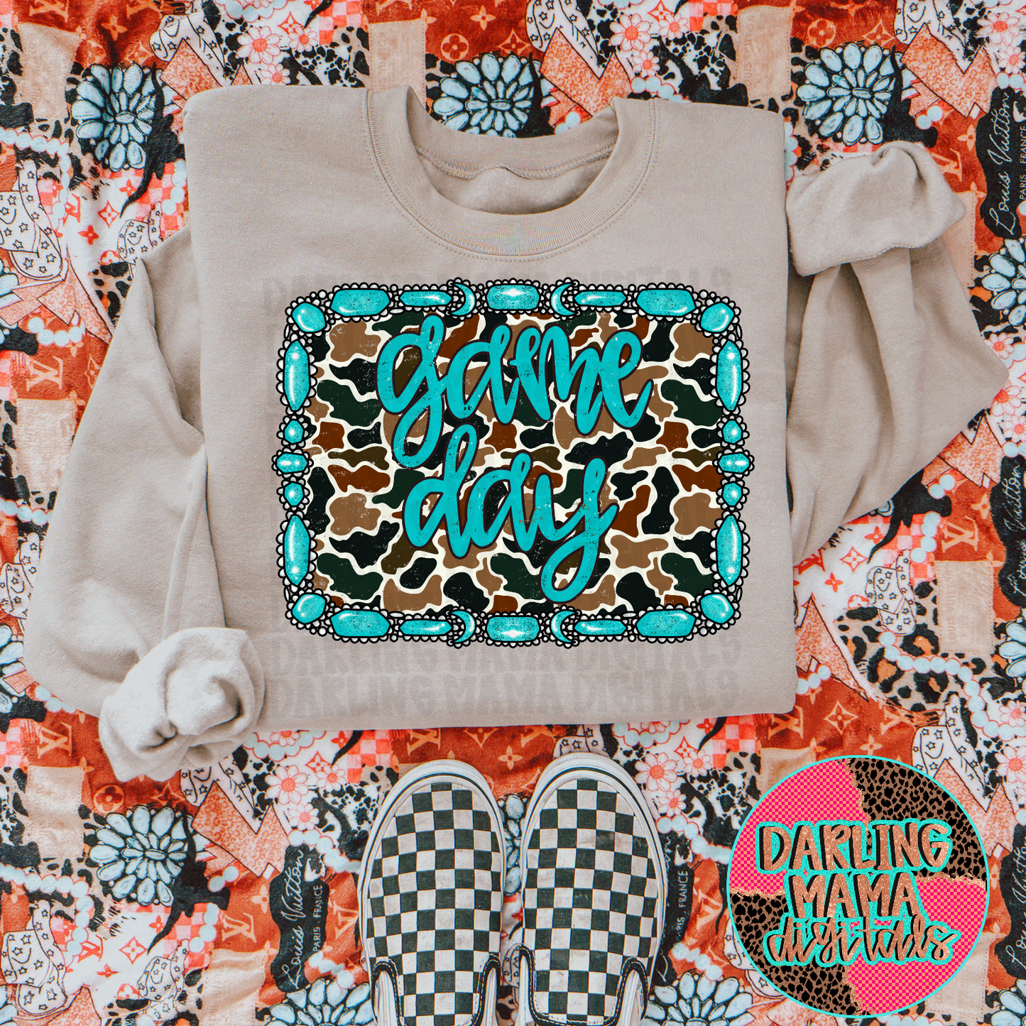 Game day dark duck camo