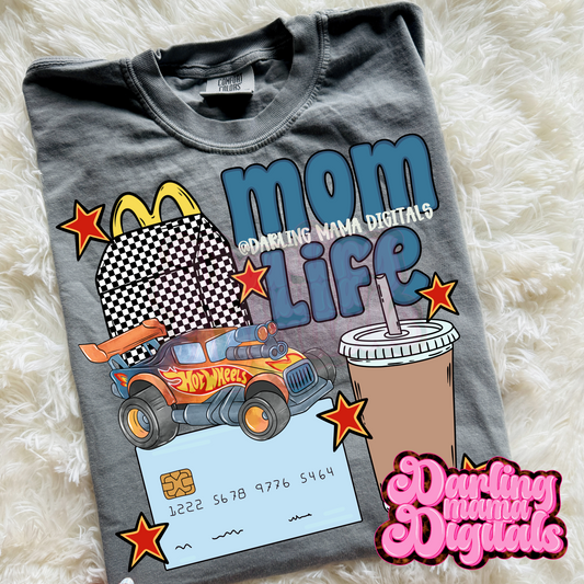 Mom life racecar