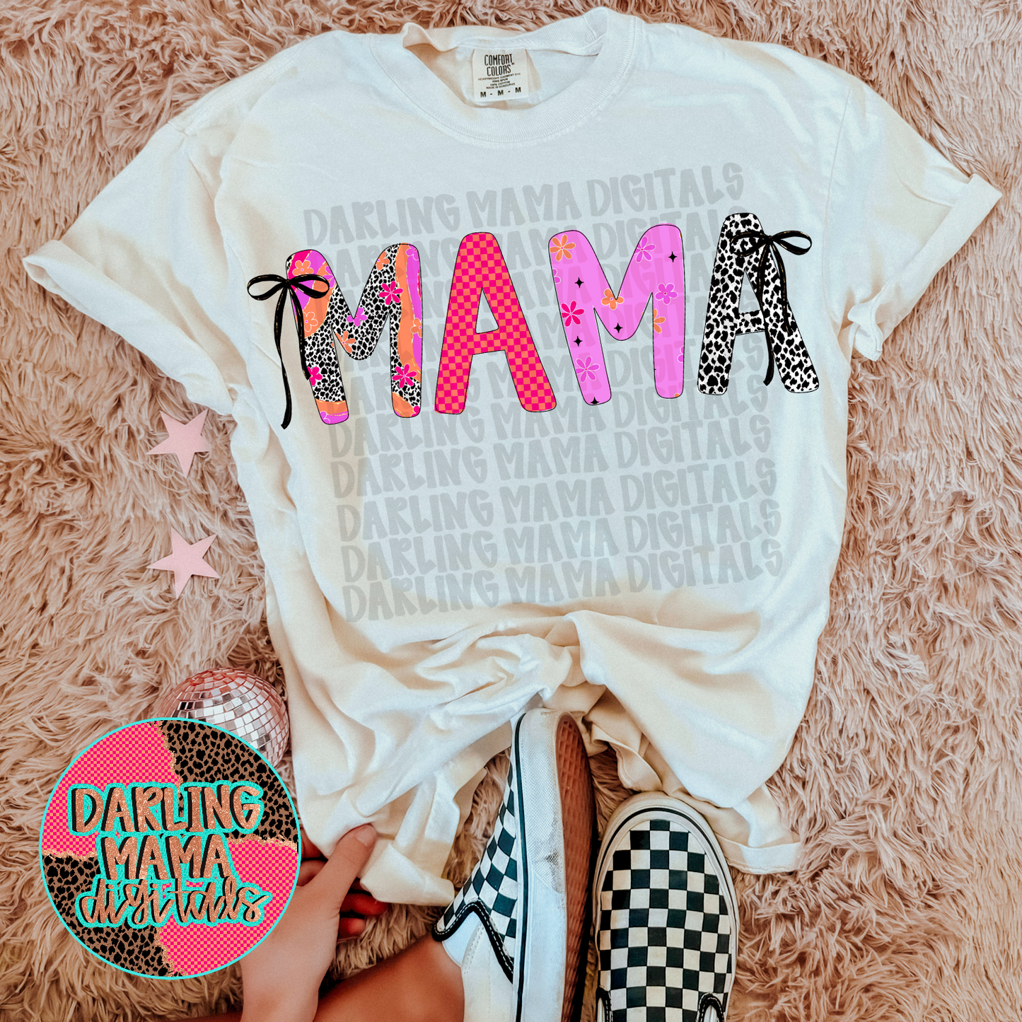 Flower Dalmatian Mama