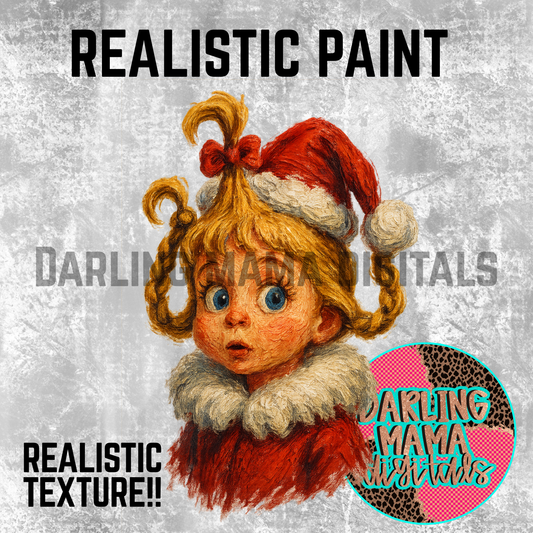 Realistic Paint Texture Cindy