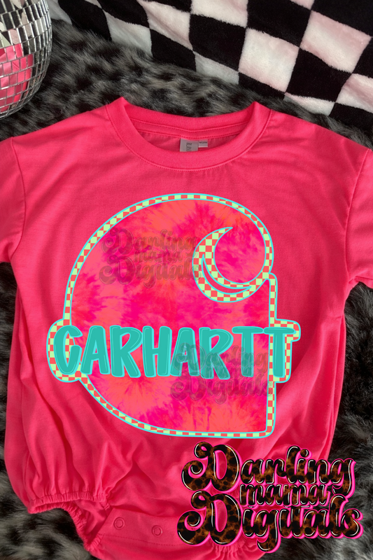 Tie Dye checkered CH