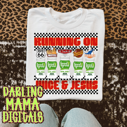 Running on juice and Jesus