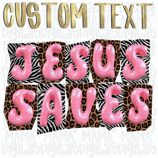 Custom Cheeta zebra ransom alpha