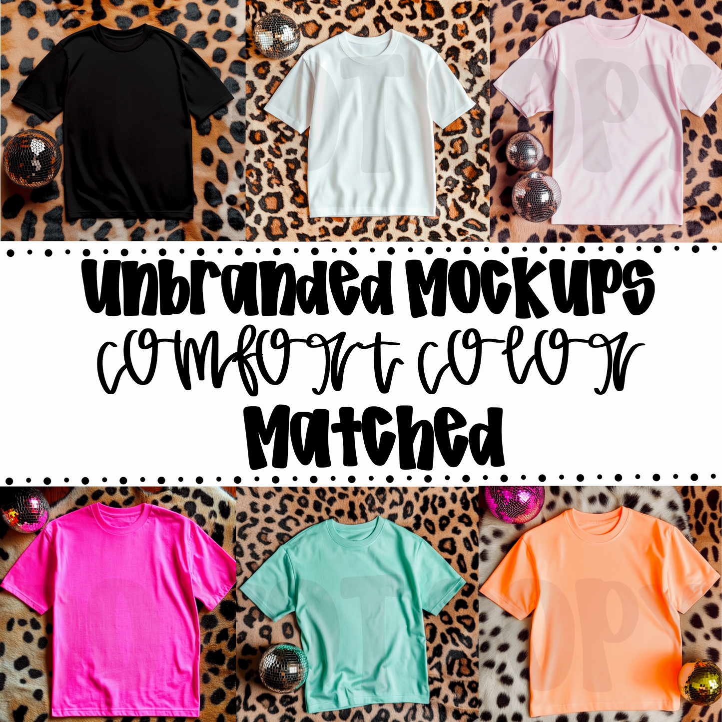 CC color matched unbranded mock bundle
