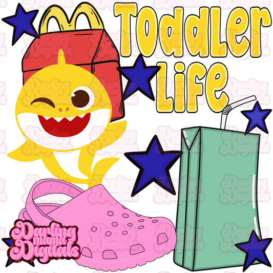 Toddler life girl shark