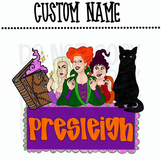Custom Hocus Pocus Name