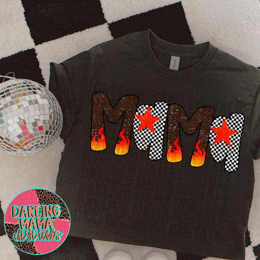 Fire Checkered Cheetah Mama