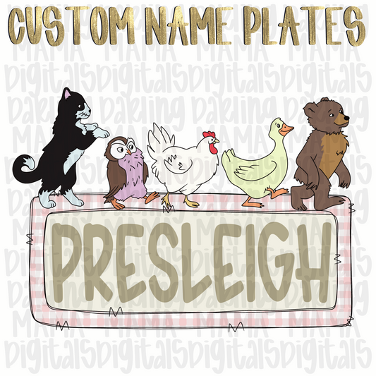 Custom girl little bear