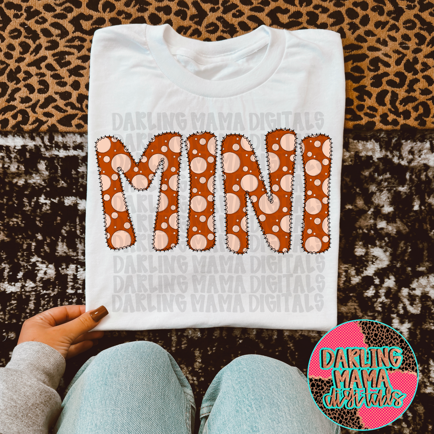 Brown Polka Dot Mini