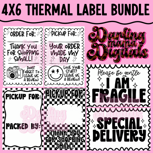 4x6 thermal label bundle