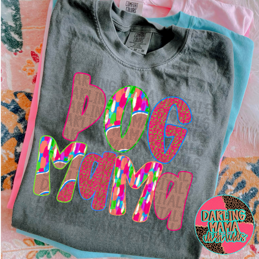 Funky Cheetah Dog Mama