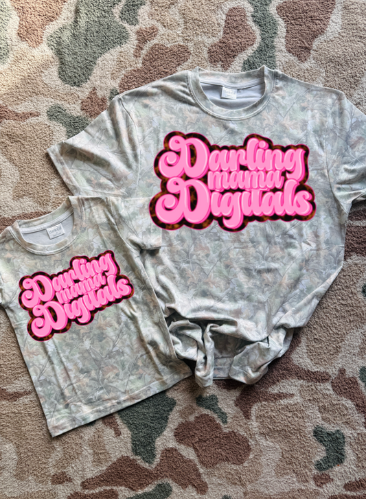 Blanksful adult & toddler camo leaves