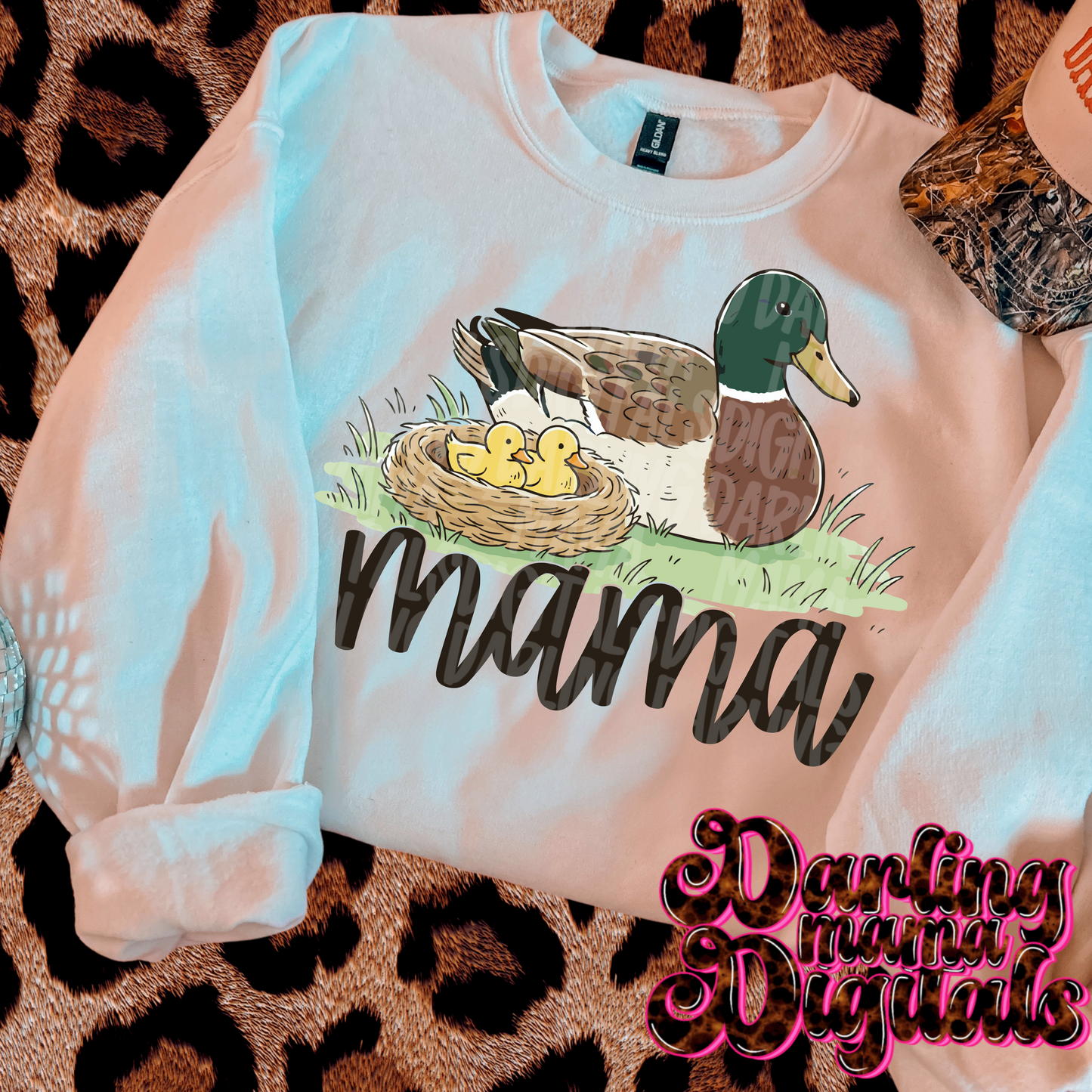 Duck drawing mama