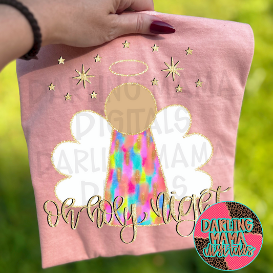 Hand Drawn Oh Holy Night