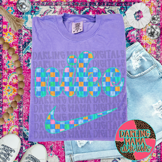 Multi checkered N*ke