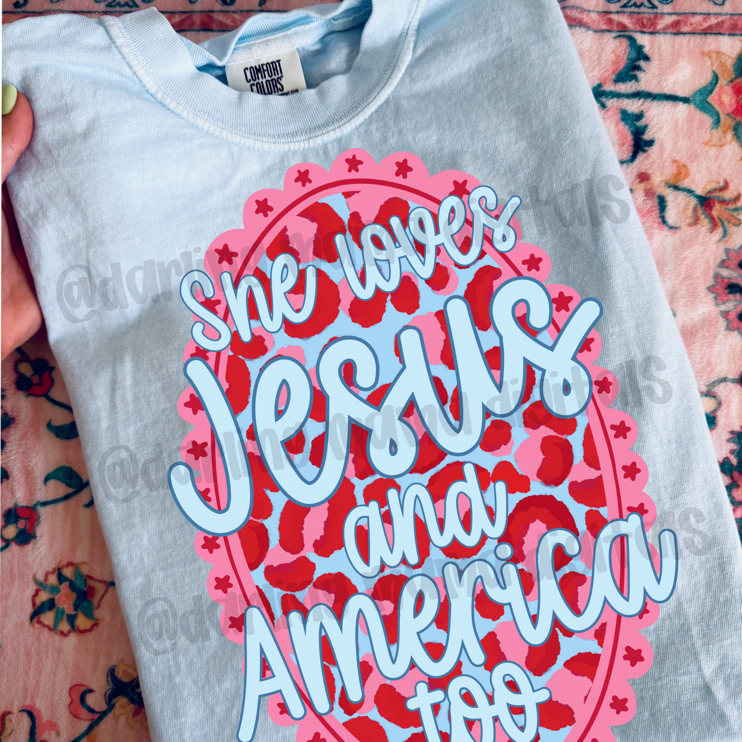 She loves Jesus & America too