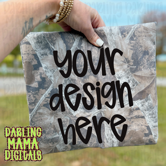 Hollister Dark camo boxy tee