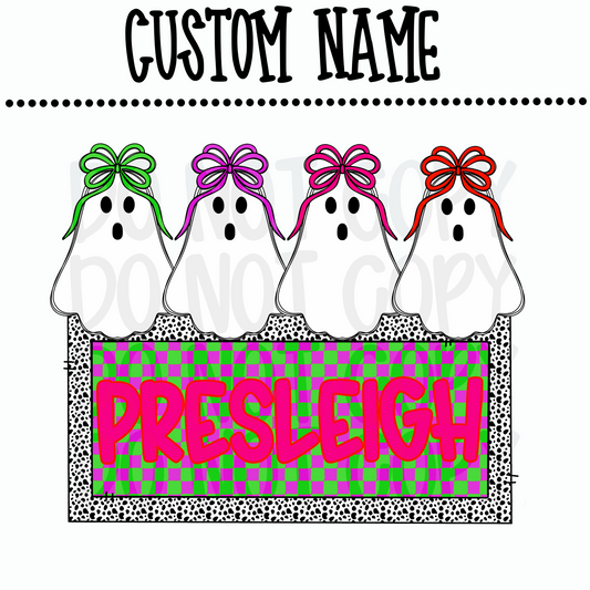 Custom Girl Ghost Name