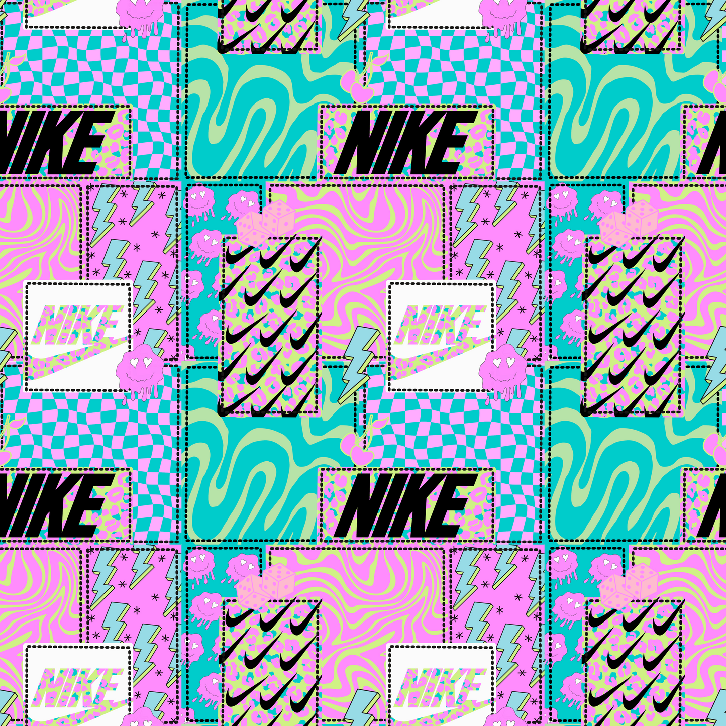 N**e Groovy Patchwork Seamless File